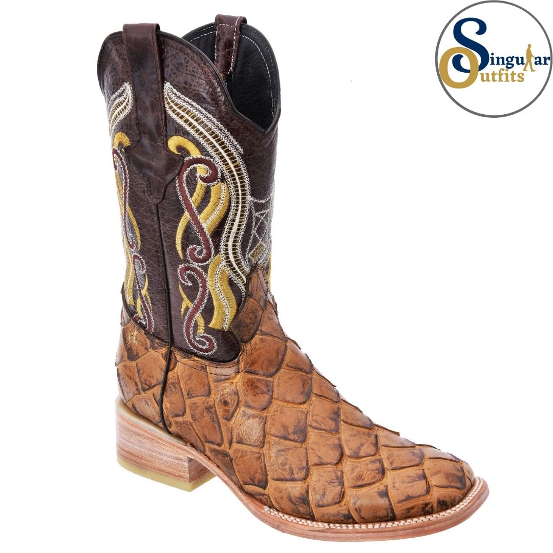 Botas vaqueras SO-WD0357 pirarucu clon Singular Outfits western cowboy boots pirarucu print