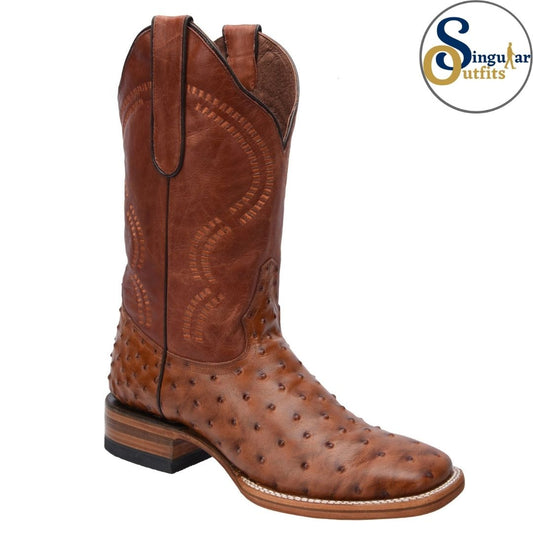 Botas vaqueras SO-WD0362 avestruz clon Singular Outfits western cowboy boots ostrich print