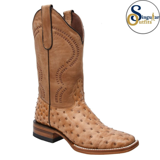 Botas vaqueras SO-WD0365 avestruz clon Singular Outfits western cowboy boots ostrich print