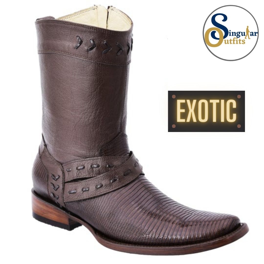 Botas vaqueras exoticas SO-WD0015 lizard Singular Outfits exotic western cowboy boots lizard