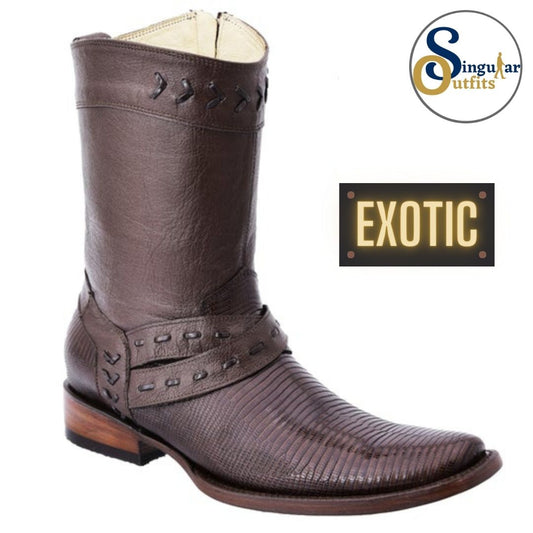 Botas vaqueras exoticas SO-WD0015 lizard Singular Outfits exotic western cowboy boots lizard