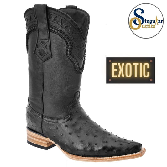 Botas vaqueras exoticas SO-WD0040 avestruz Singular Outfits exotic western cowboy boots ostrich