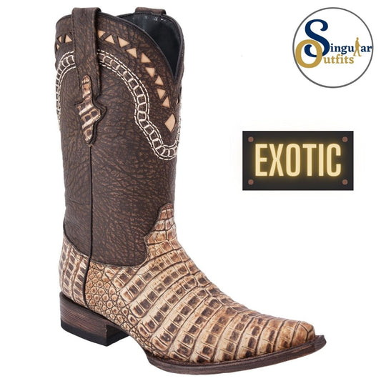 Botas vaqueras exoticas SO-WD0046 cocodrilo Singular Outfits exotic western cowboy boots crocodile