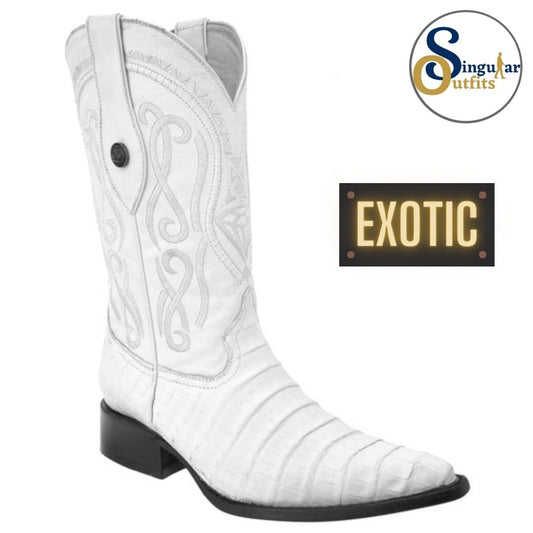 Botas vaqueras exoticas SO-WD0048 cocodrilo Singular Outfits exotic western cowboy boots crocodile