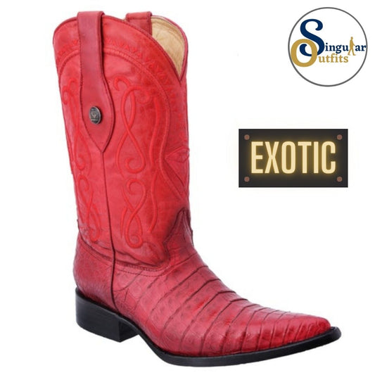 Botas vaqueras exoticas SO-WD0049 cocodrilo Singular Outfits exotic western cowboy boots crocodile