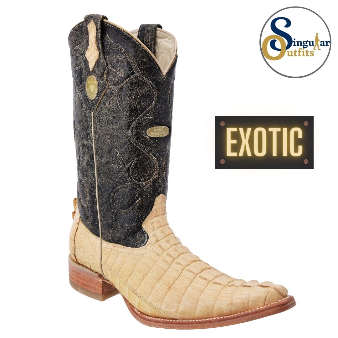 Botas vaqueras exoticas SO-WD0052 cocodrilo Singular Outfits exotic western cowboy boots crocodile