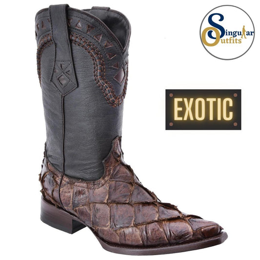 Botas vaqueras exoticas SO-WD0058 pirarucu Singular Outfits exotic western cowboy boots pirarucu.