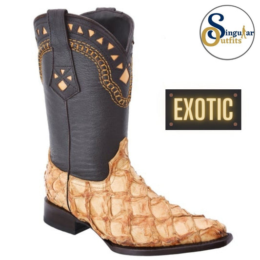 Botas vaqueras exoticas SO-WD0059 pirarucu Singular Outfits exotic western cowboy boots pirarucu