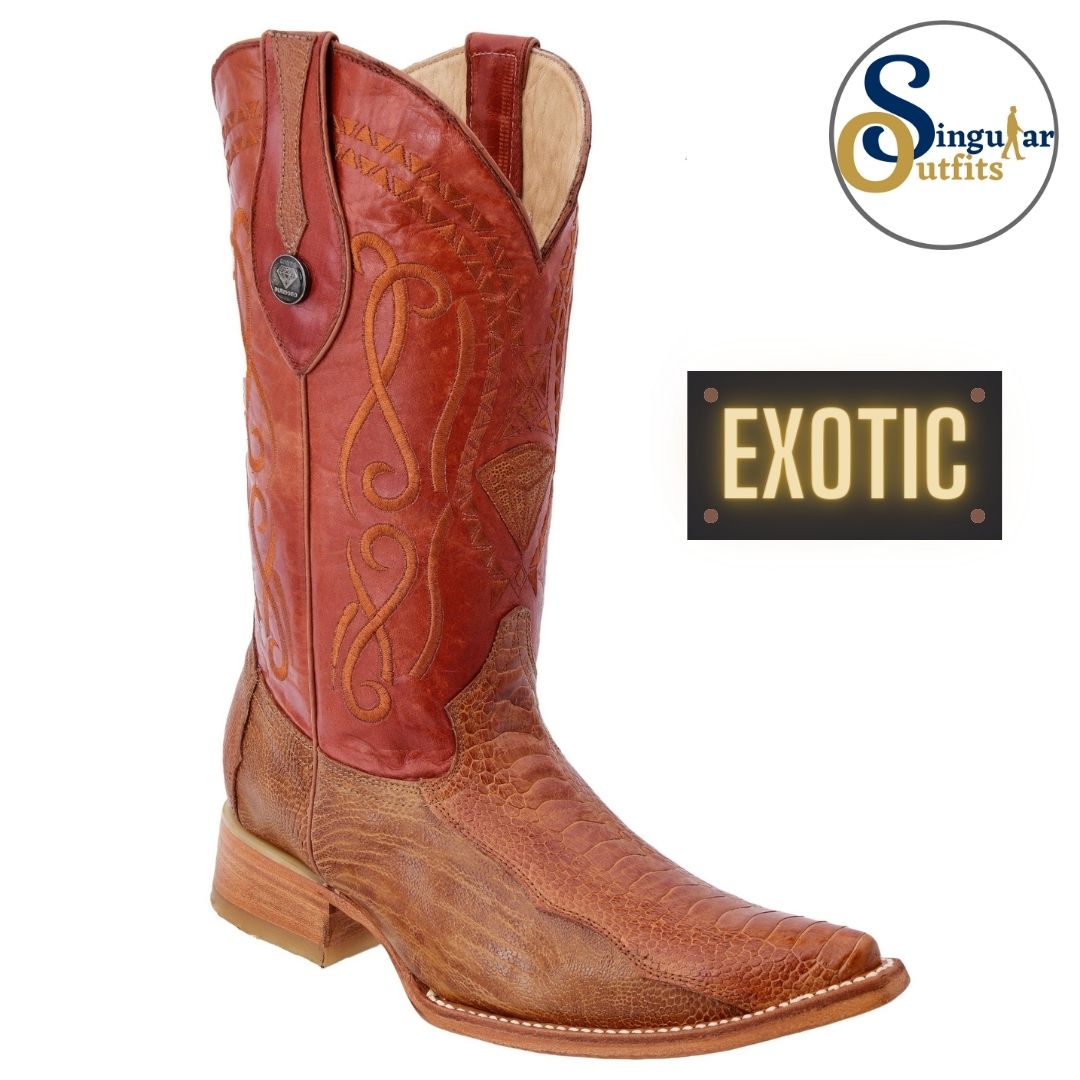 Botas vaqueras exoticas SO-WD0060 avestruz Singular Outfits exotic western cowboy boots ostrich