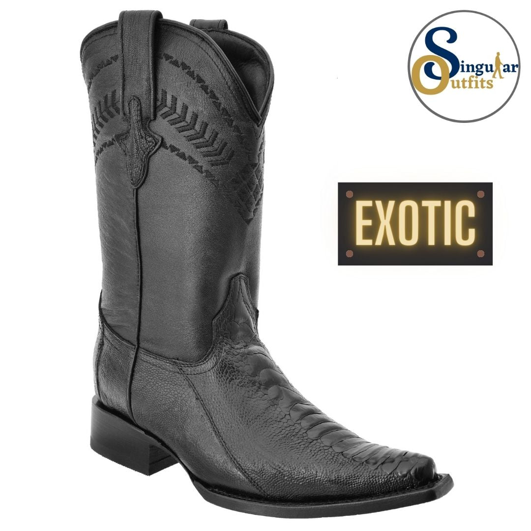 Botas vaqueras exoticas SO-WD0062 avestruz Singular Outfits exotic western cowboy boots ostrich