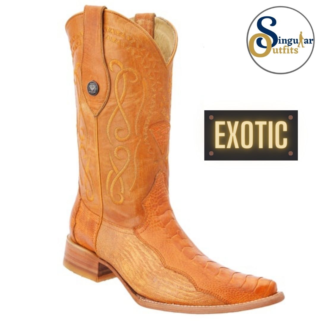 Botas vaqueras exoticas SO-WD0065 avestruz Singular Outfits exotic western cowboy boots ostrich