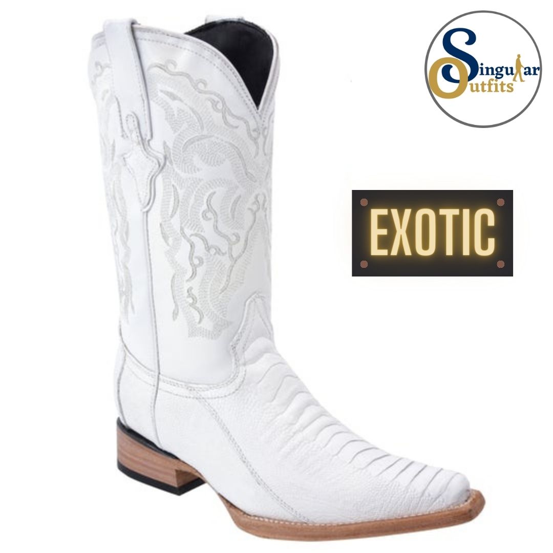 Botas vaqueras exoticas SO-WD0066 avestruz Singular Outfits exotic western cowboy boots ostrich