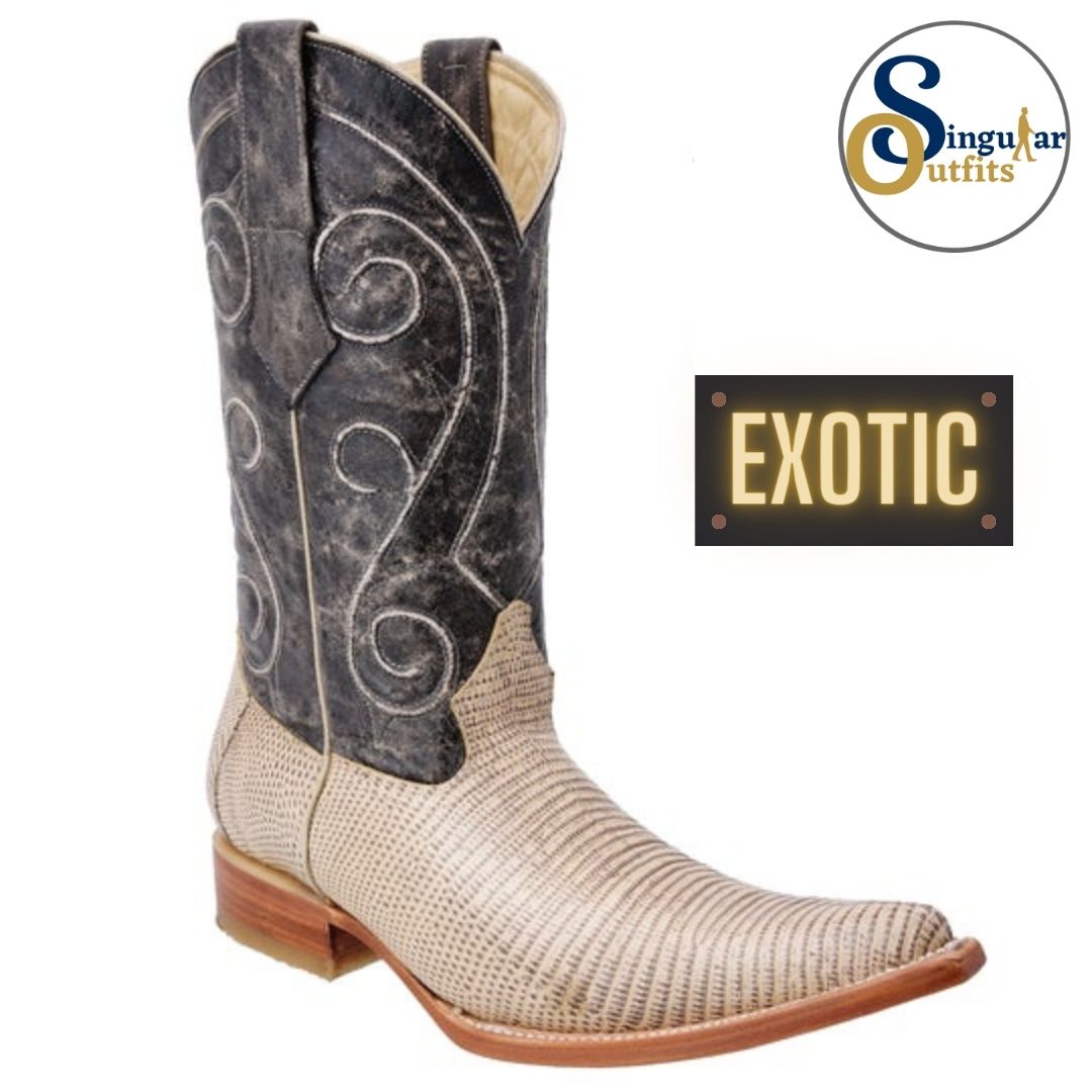 Botas vaqueras exoticas SO-WD0070 lizard Singular Outfits exotic western cowboy boots lizard
