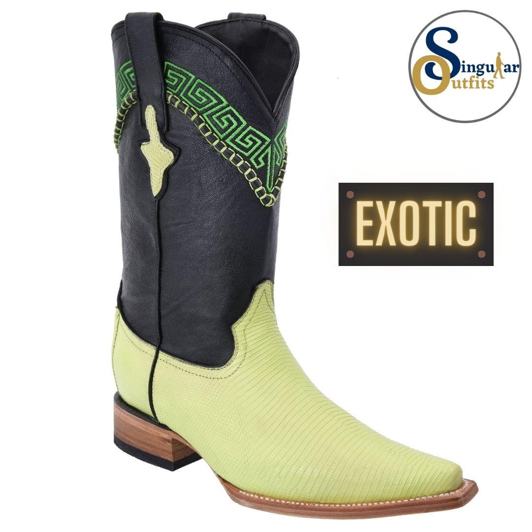 Botas vaqueras exoticas SO-WD0071 lizard Singular Outfits exotic western cowboy boots lizard