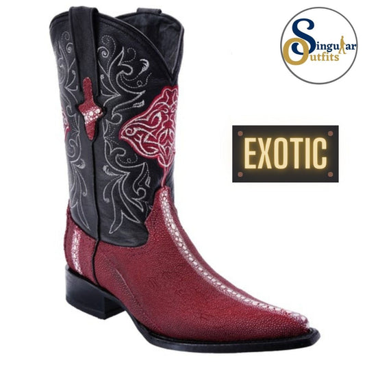 Botas vaqueras exoticas SO-WD0075 manta raya Singular Outfits exotic western cowboy boots manta ray