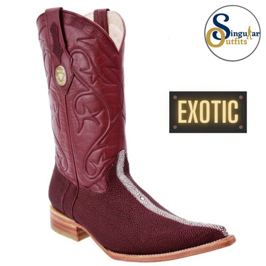 Botas vaqueras exoticas SO-WD0079 manta raya Singular Outfits exotic western cowboy boots manta ray