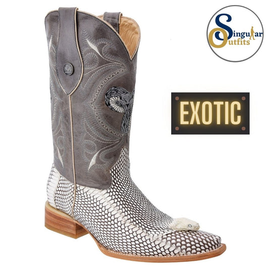Botas vaqueras exoticas SO-WD0101 vibora Singular Outfits exotic western cowboy boots snake