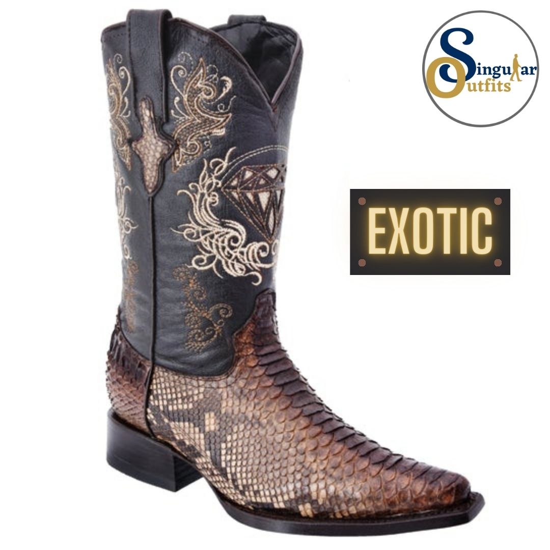 Botas vaqueras exoticas SO-WD0102 vibora Singular Outfits exotic western cowboy boots snake