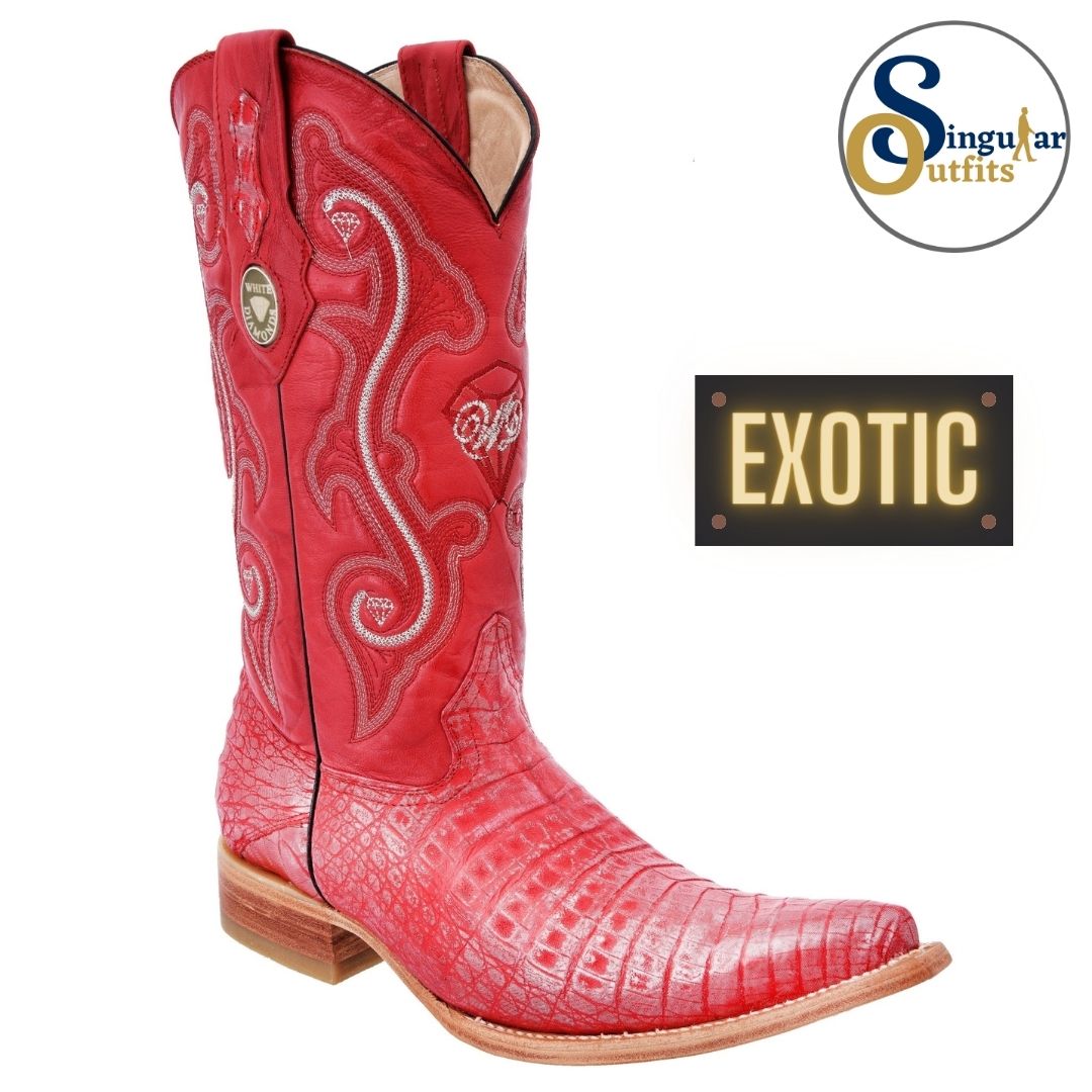 Botas vaqueras exoticas SO-WD0104 cocodrilo Singular Outfits exotic western cowboy boots crocodile