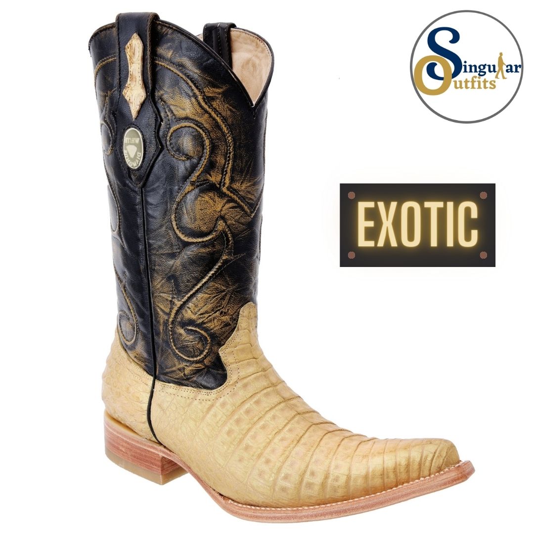 Botas vaqueras exoticas SO-WD0105 cocodrilo Singular Outfits exotic western cowboy boots crocodile