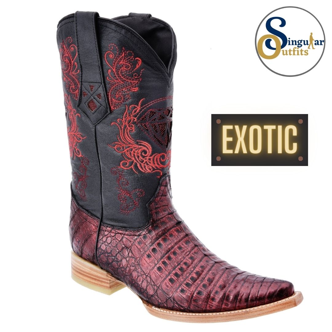 Botas vaqueras exoticas SO-WD0106 cocodrilo Singular Outfits exotic western cowboy boots crocodile