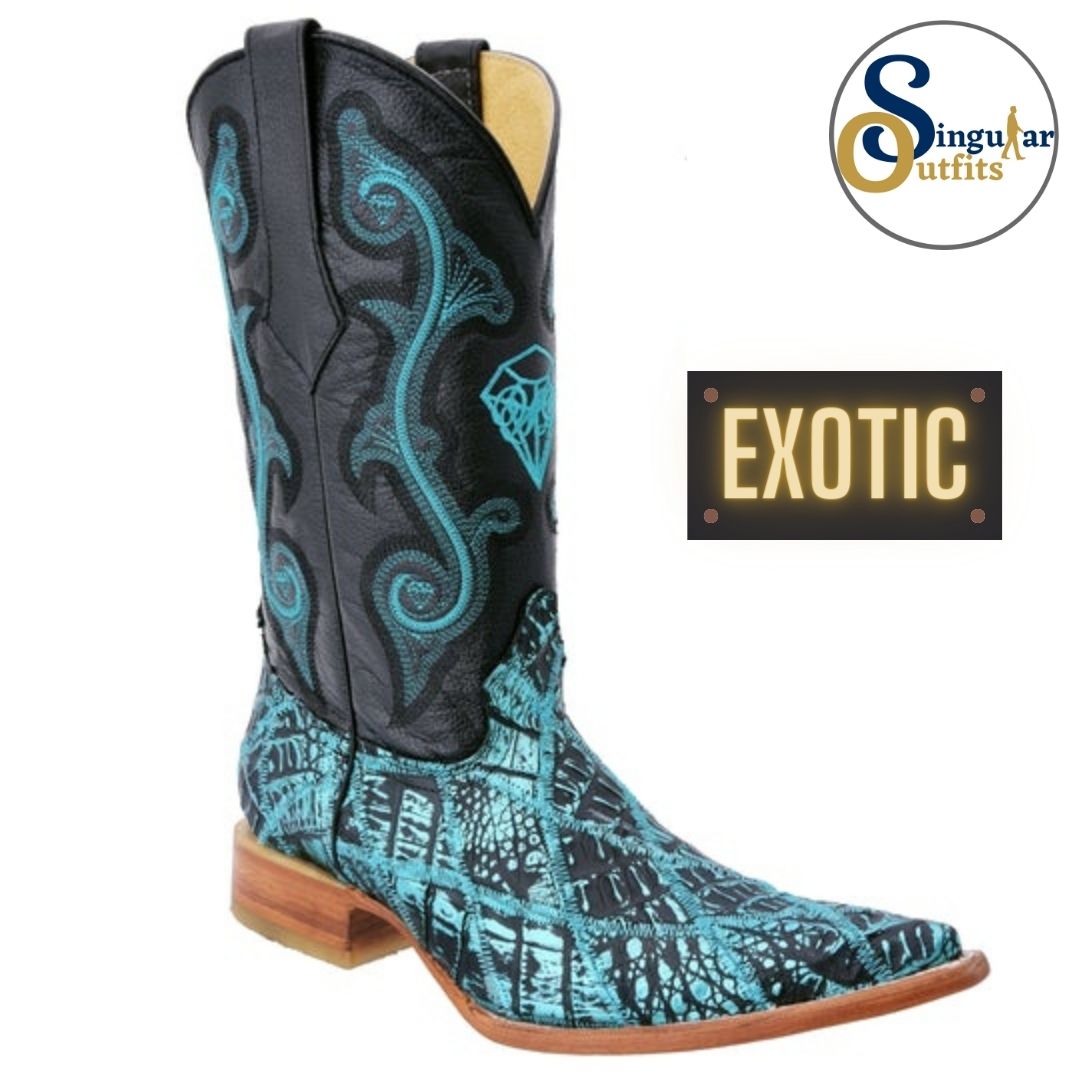 Botas vaqueras exoticas SO-WD0114 cocodrilo Singular Outfits exotic western cowboy boots crocodile