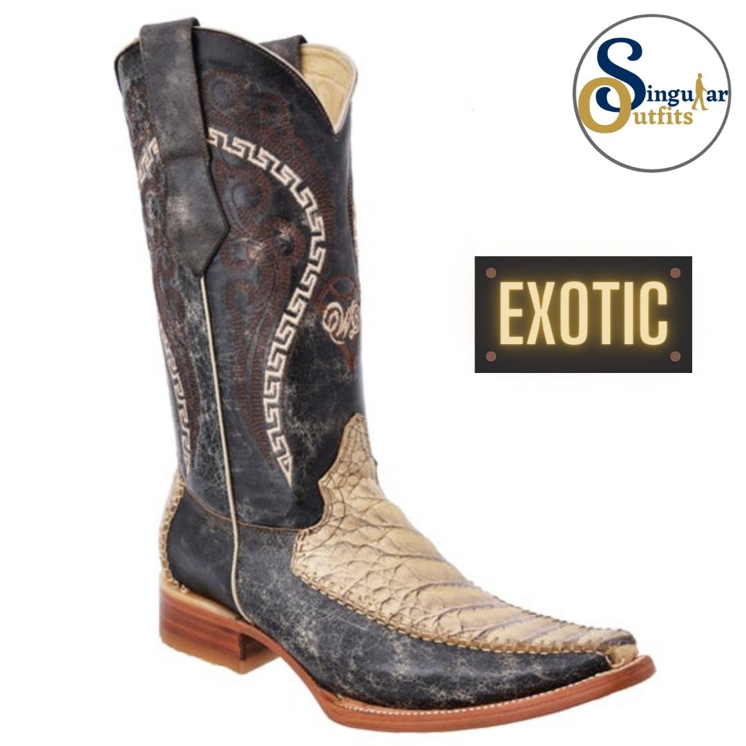 Botas vaqueras exoticas SO-WD0180 cocodrilo Singular Outfits exotic western cowboy boots crocodile