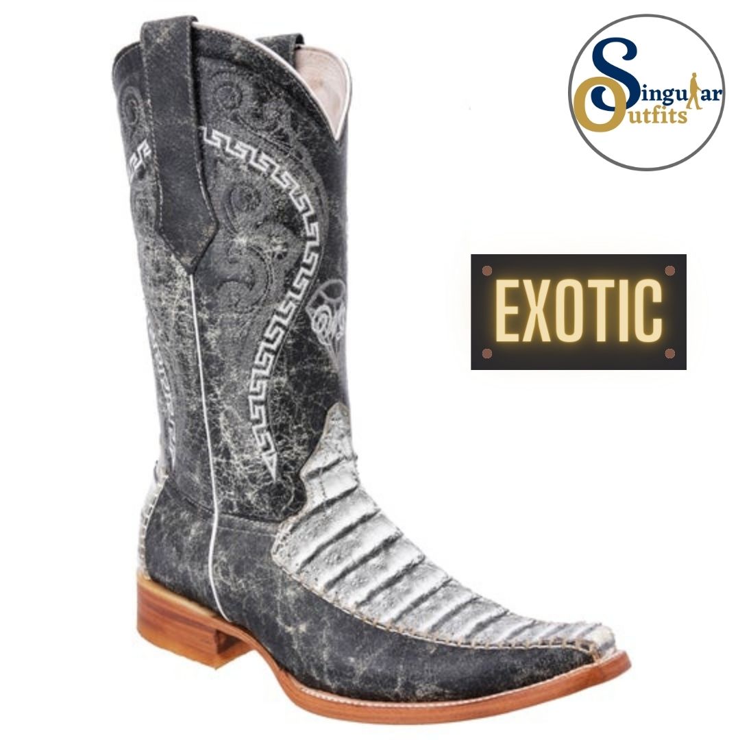 Botas vaqueras exoticas SO-WD0183 cocodrilo Singular Outfits exotic western cowboy boots crocodile