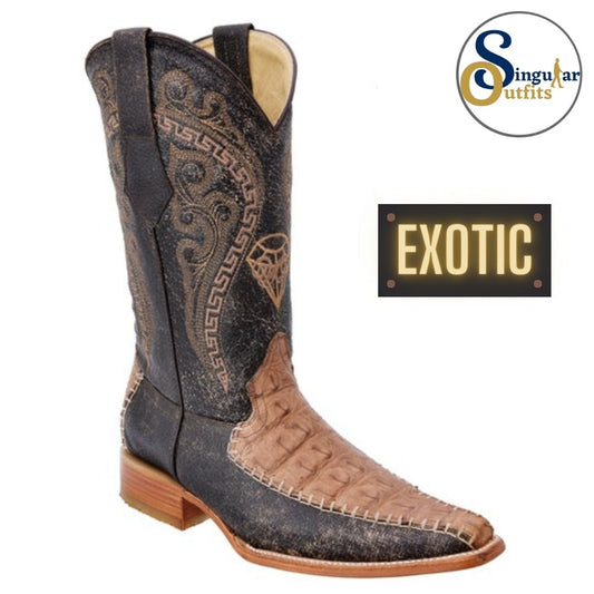 Botas vaqueras exoticas SO-WD0184 cocodrilo Singular Outfits exotic western cowboy boots crocodile