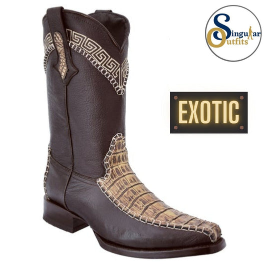 Botas vaqueras exoticas SO-WD0186 cocodrilo Singular Outfits exotic western cowboy boots crocodile