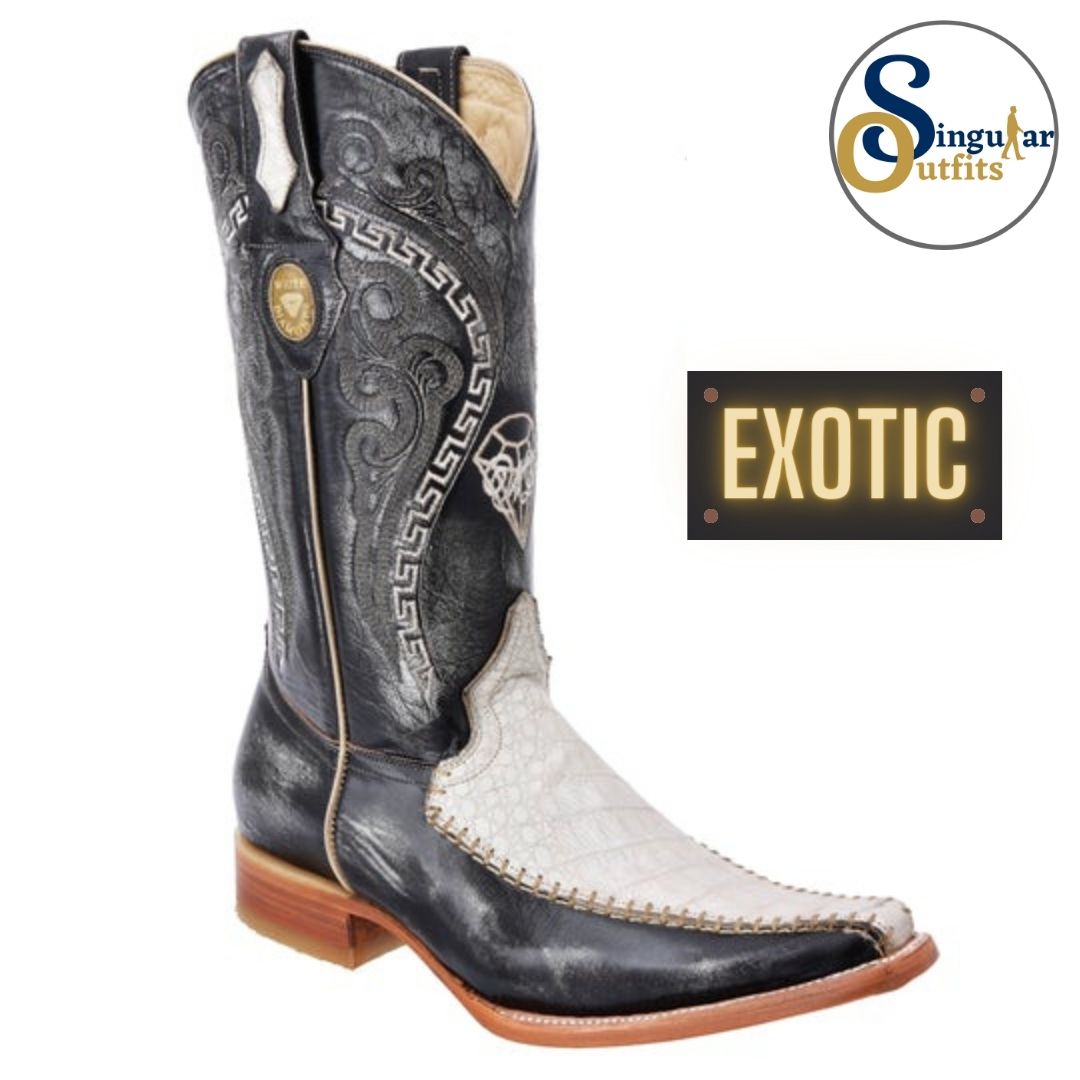 Botas vaqueras exoticas SO-WD0187 cocodrilo Singular Outfits exotic western cowboy boots crocodile