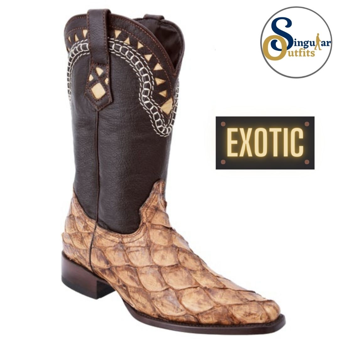 Botas vaqueras exoticas SO-WD0193 pirarucu Singular Outfits exotic western cowboy boots pirarucu
