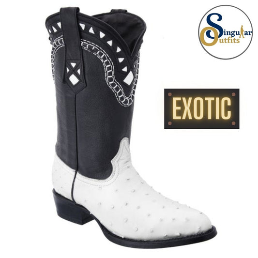 Botas vaqueras exoticas SO-WD0228 avestruz Singular Outfits exotic western cowboy boots ostrich