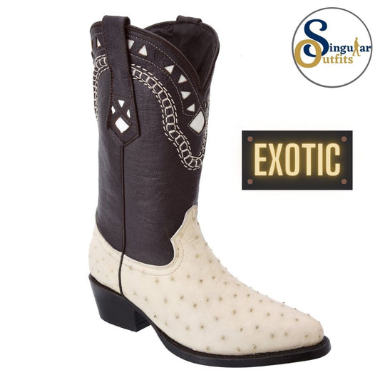 Botas vaqueras exoticas SO-WD0229 avestruz Singular Outfits exotic western cowboy boots ostrich