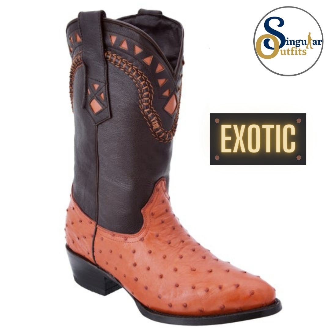 Botas vaqueras exoticas SO-WD0230 avestruz Singular Outfits exotic western cowboy boots ostrich