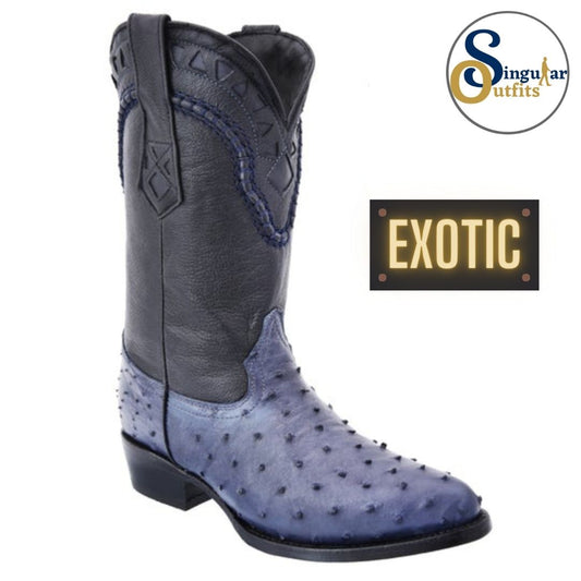 Botas vaqueras exoticas SO-WD0231 avestruz Singular Outfits exotic western cowboy boots ostrich