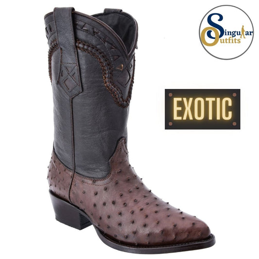 Botas vaqueras exoticas SO-WD0235 avestruz Singular Outfits exotic western cowboy boots ostrich