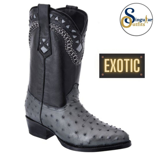 Botas vaqueras exoticas SO-WD0237 avestruz Singular Outfits exotic western cowboy boots ostrich