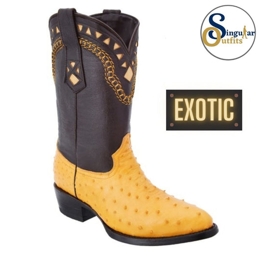 Botas vaqueras exoticas SO-WD0239 avestruz Singular Outfits exotic western cowboy boots ostrich