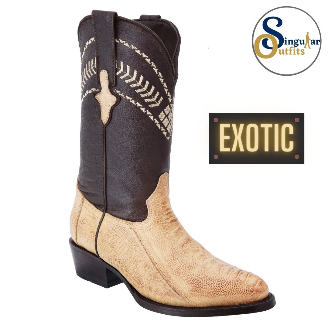Botas vaqueras exoticas SO-WD0241 avestruz Singular Outfits exotic western cowboy boots ostrich