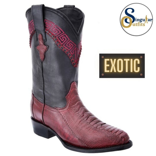 Botas vaqueras exoticas SO-WD0242 avestruz Singular Outfits exotic western cowboy boots ostrich