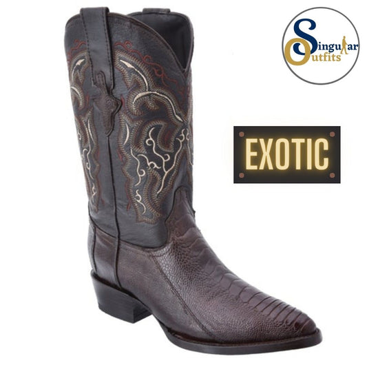 Botas vaqueras exoticas SO-WD0243 avestruz Singular Outfits exotic western cowboy boots ostrich