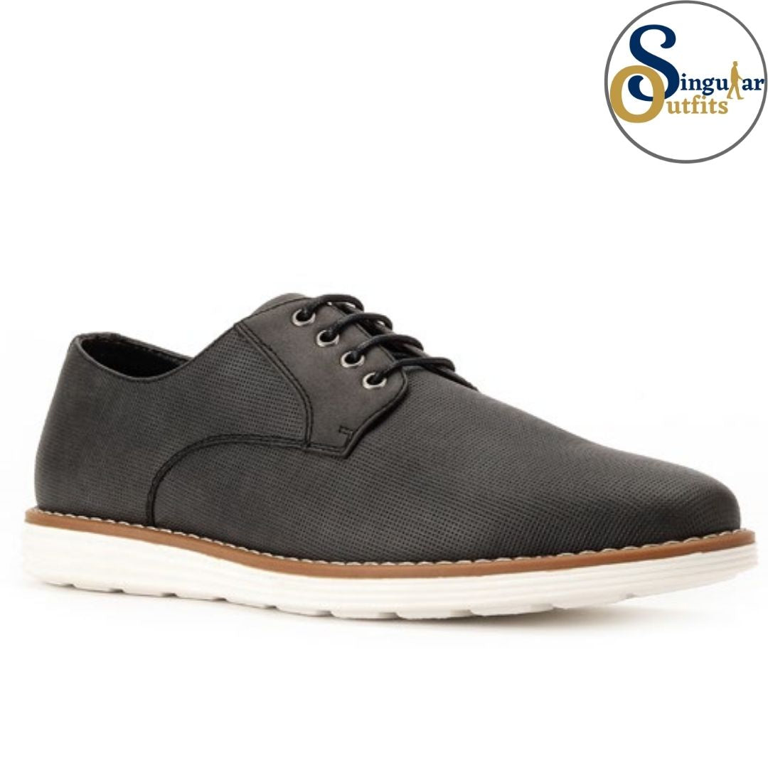 Casual Shoes SO-C2023 Lace-Up Derby Black Singular Outfits Zapatos casuales