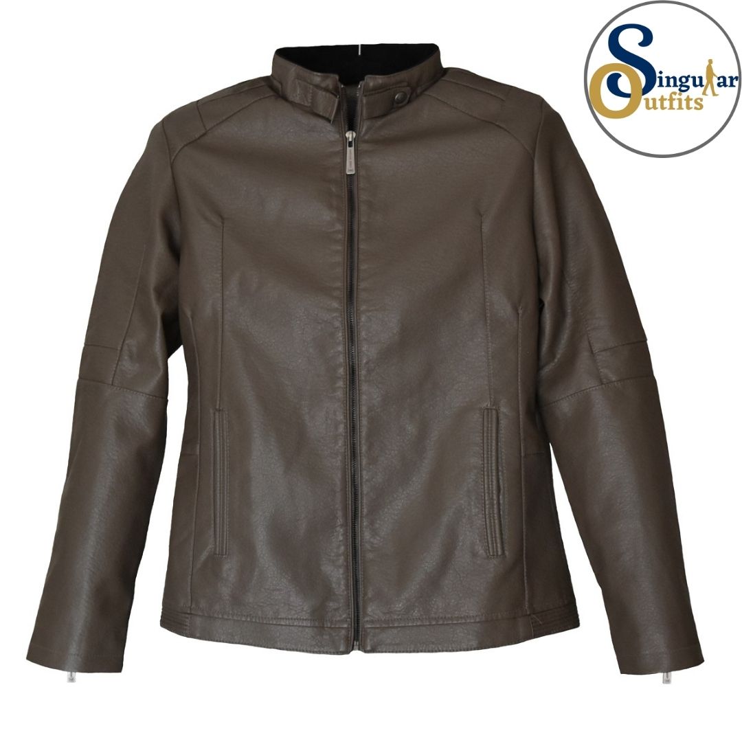 Chaqueta de hombre gris SO-OR1302 faux leather jacket taupe