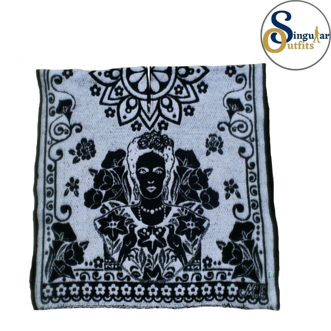 Gaban Jorongo Mexicano doble vista SO-DJ1300 Mexican Poncho view 2