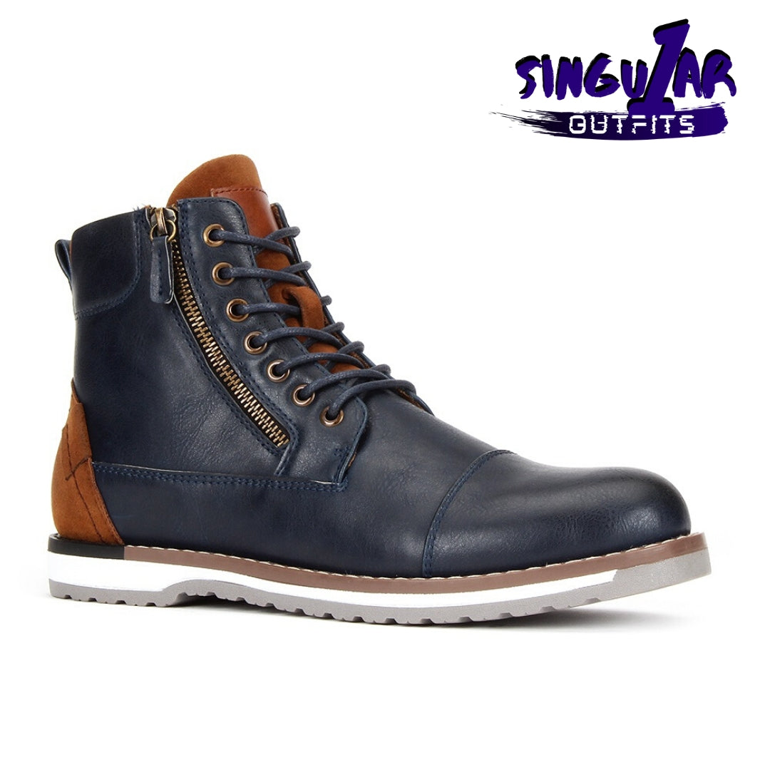 JX-B1915 Navy Men's Shoes Singular Outfits Zapatos para Hombre Jaxson Shoes
