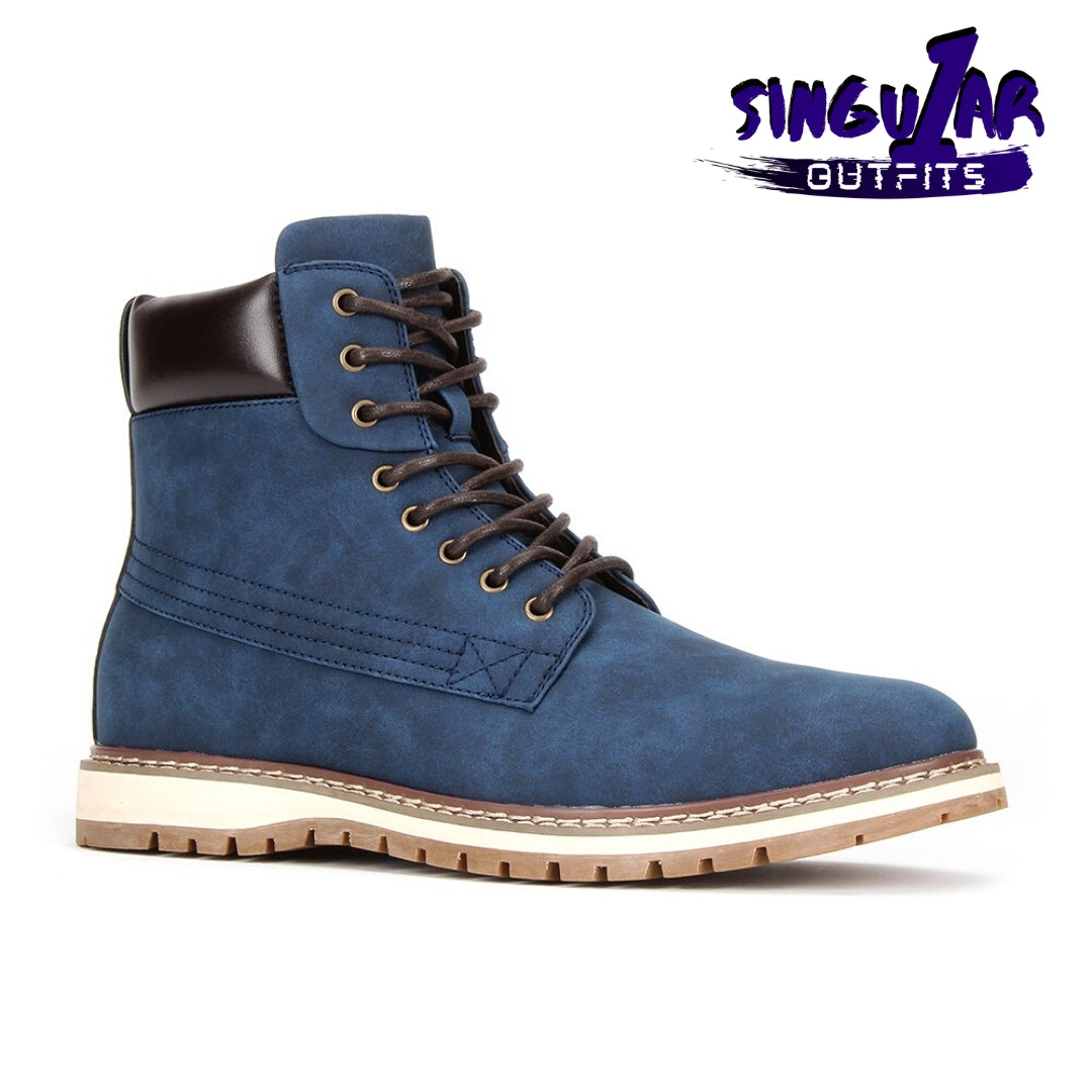JX-B1916 Blue  Men's Shoes Singular Outfits Zapatos para Hombre Jaxson Shoes