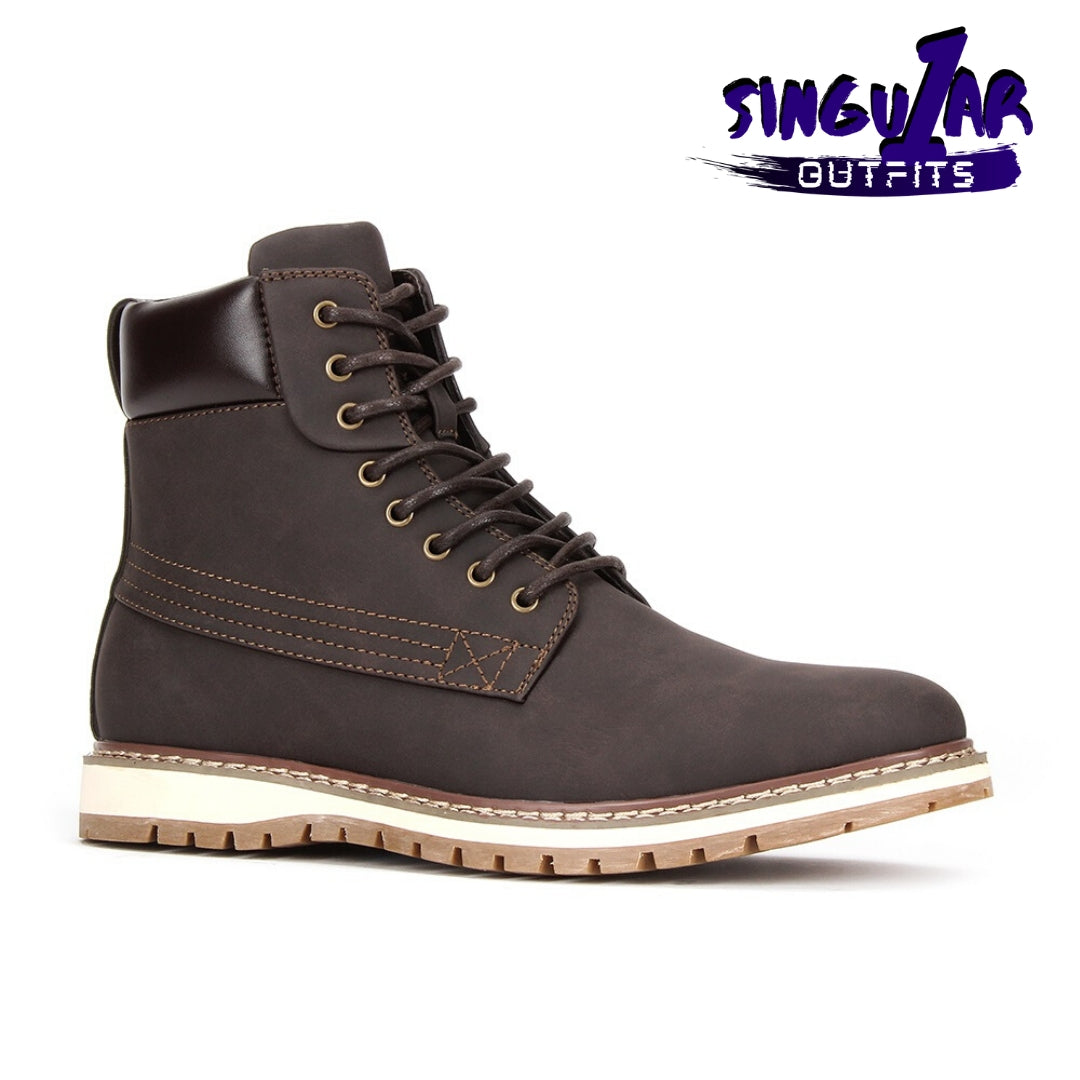 JX-B1916 Dark Brown Men's Shoes Singular Outfits Zapatos para Hombre Jaxson Shoes