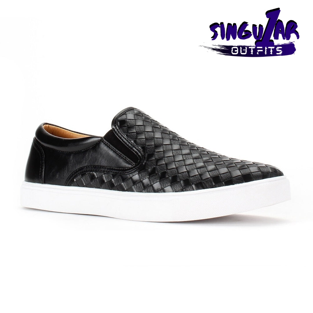 JX-S1913 Black Men's Shoes Singular Outfits Zapatos Jaxson Shoes