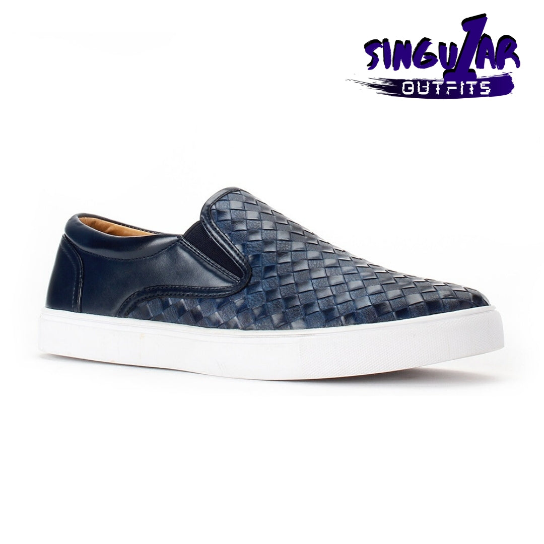 JX-S1913 Navy Men's Shoes Singular Outfits Zapatos Jaxson Shoes